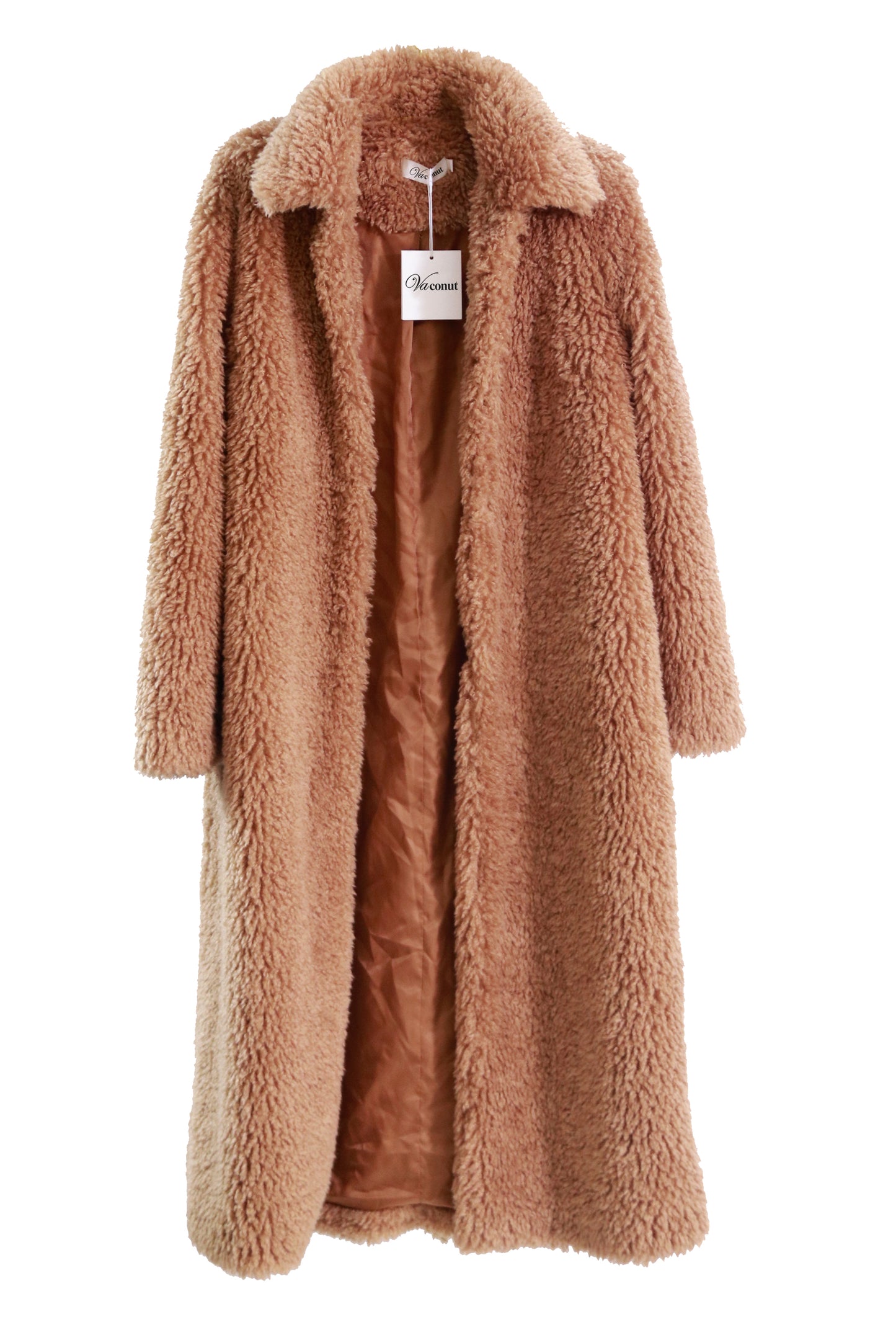 Faux Fur Winter Coat Fuzzy with Pockets